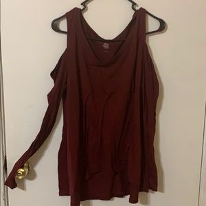 XL off the shoulder long sleeve